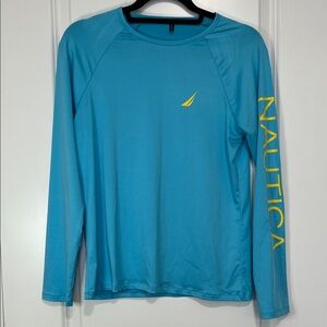 Nautica ladies Aqua Long Sleeve Swimshirt Rashguard